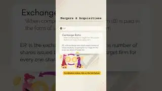 Exchange Ratio | Mergers and Acquisitions Revision #cafinalrevision #cafinalafm