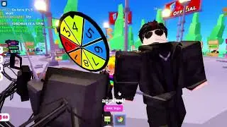 Giving robux with the spinning wheel in pls donate