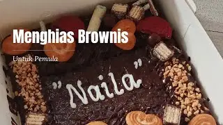 Menghias Brownis Untuk Pemula