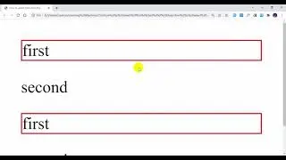 CSS How to select first child of element