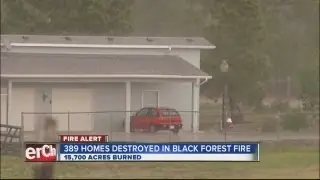 Rain finally falls on Black Forest Fire area
