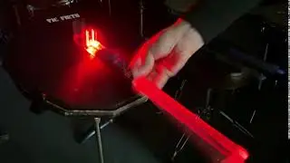 Light Stix LED Light Up Drumsticks - Red