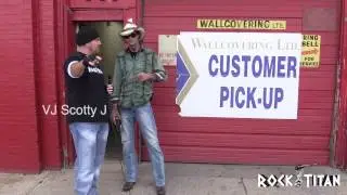 Cy Bryon interviews with Rock Titan outside the studio