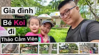 Gia đ&igrave;nh b&eacute; Koi đi Thảo Cầm Vi&ecirc;n - Saigon Zoo h&egrave; 2025