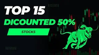 Top 15 Discounted Stocks 📉 | Best Stocks at 50% Off | Stock Market India 2025