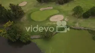 Golfer hit shot in Buenos aires Golf Club