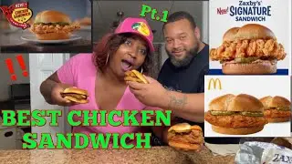 Rating BEST CHICKEN SANDWICH CHALLENGE *ZAXBY vs. MCDONALDS vs. BOJANGLES