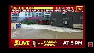 China Flood Fury: Red Alert In Five Chinese Cities, Floods In Hubei Claim 21 Lives