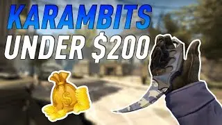 TOP 3 - BEST KARAMBIT KNIVES UNDER $200! | CSGO!