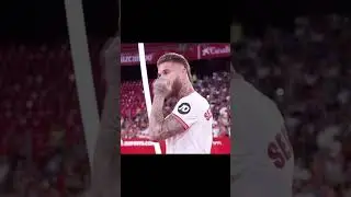 Sergio Ramos crying during the Sevilla club introduction