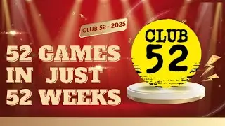Did I finish 52 Games in 2025?  #Club52