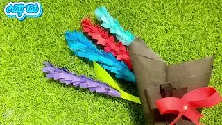 DIY paper flower bouquet |Beautiful Paper Flowers 🌸 #viral 