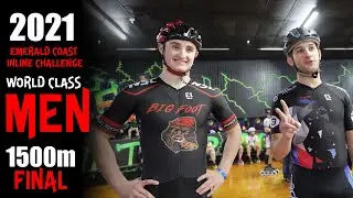 Highlights From World Class Men 1500 Meter Race Final Rerun At Indoor Inline Speed Skating Meet