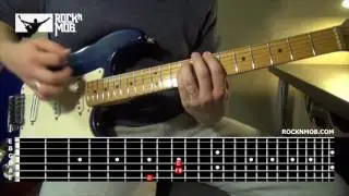 Guitar tutorial how to play Arrows   I love rock n roll (Rocknmob Moscow)