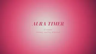 15 Minutes Countdown Timer - Raspberry Pink Aura Background 🌺☁️