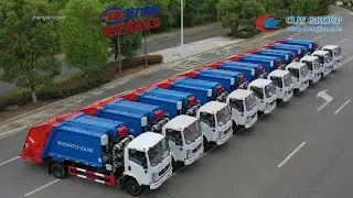 LNG Compactor Garbage Trucks from CLW Group Exported to Uzbekistan
