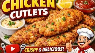 🍗 Crispy & Delicious Chicken Cutlets | Easy Homemade Recipe