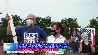 NOVEMBER AND BEYOND - Andru Volinsky For Governor Car Rally in Nashua, NH 082310