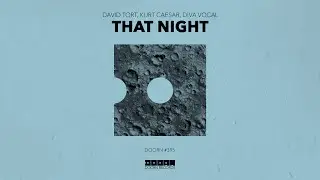 David Tort X Kurt Caesar Feat. Diva Vocal - That Night (Extended Mix) | Progressive House