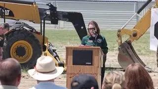 Helipad groundbreaking at Natrona County International Airport