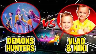 MON DRONE A FILMÉ LES KPOP DEMON HUNTERS VS VLAD ET NIKI DANS LA VIE RÉELLE !!