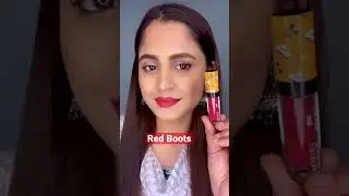 Lakm&eacute; Matte Melt Mini lipsticks swatches. #shorts #glossytips18 #lakme #mattelipsticks