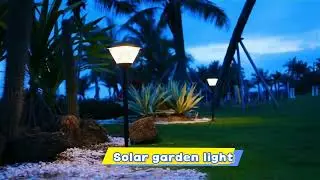 Solar garden light#solarlight #solarlighting #outdoorlight #solarstreetlight 