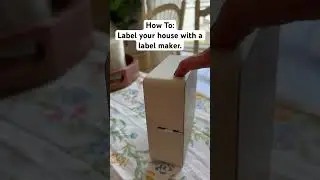 How to label with a label maker! #organization #labelmaker #labelprinter #labeling #asmr #labels