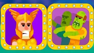 Bowmasters Thor vs Zombies Gameplay | 1440p @ 60fps