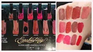 KVD Beauty || كي في دي بيوتي - Everlasting Hyperlight Vegan Transfer-Proof Liquid Lipstick -swatches
