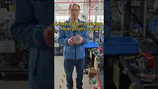 4 inch PU On Cast Iron  Heavy Duty Caster