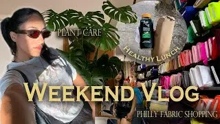 Romanticizing My Life | Philly thrift haul, OOTD, five below blind bag *UNBOXING* & fabric shopping