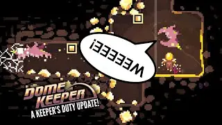 Reverse gravity TRIPLE DRILLBERT in Dome Keeper!