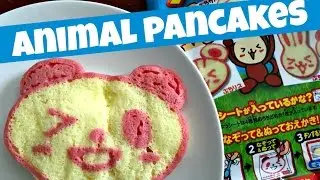 DIY Animal Pancakes Kit Puchitto Doubutsu -- Whatcha Eating? #195