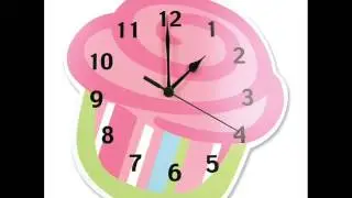 Trend Lab Wall Clock ; Children Wall Clock, Baby Room Wall Clock, Children Wall Clock