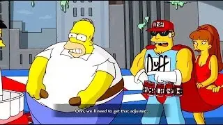 Прохождение The Simpsons Game с переводом часть 3 - Фестиваль Обжорства [HD 1080p]