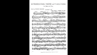Introduction, Theme and Variations / C.M.WEBER Op. posth (J. Kuffner Op. 32)