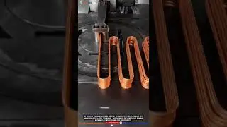 Innovation Technology Copper Tube: Automated Bender, Precise & Uniform. #tech