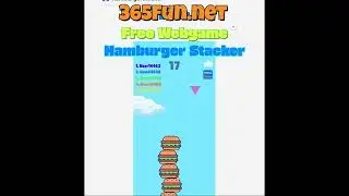 Hamburger Stacker  #webgame #gaming #html5 #games #365fun #smartphone #hypercasual #gameplay