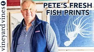 Pete's Fresh Fish Prints: The Gyotaku Artist of Nantucket Island | vineyard vines