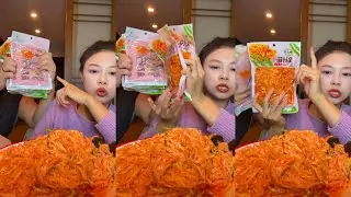 SHE CAN EAT ALL THAT? 🌶️ Spicy Hot Pot Mukbang &ASMR Eating Sounds