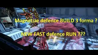 [U18.13] Warframe- MAG prime build[3forma]| End Game infested defence Run ?|#WFbuildshare