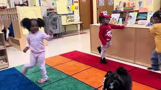 We had indoor recess today due to inclement weather.