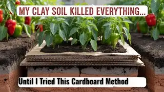 This $0 Cardboard Trick Transformed My DEAD Clay Soil in 30 Days!