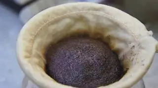 Cloth filter hand drip coffee