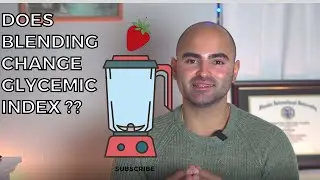 Does blending fruit change the Glycemic Index?? Nutrition Expert breaks it down.