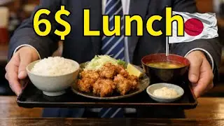 Japanese Salaryman’s 6$ Karaage Lunch Tokyo