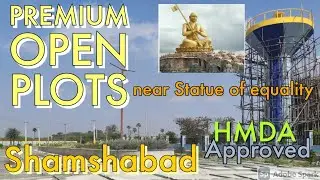 SMART  AVENUE OPEN PLOTS FOR SALE AT STATUE OF EQUALITY NEAR SHAMSHABAD #shamshabadopenplots