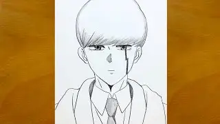 Anime sketch | How to Draw MASHLE from Mashle Magic and Muscles | step by step | draw anime | Sketch