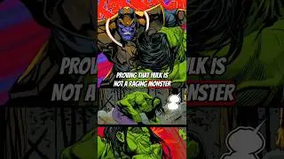 Hulk Finally Defeats Thanos By Playing Dirty😍| #hulk #marvel #comics #thanos #avengers #redhulk